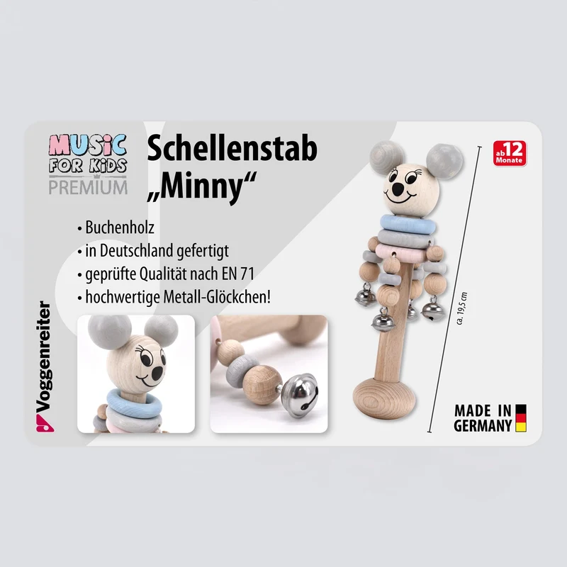 Schellenstab "Minny"
