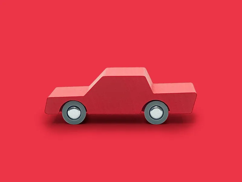 Waytoplay 1HW-3 Back and Forth Car, Spielzeugauto Rot
