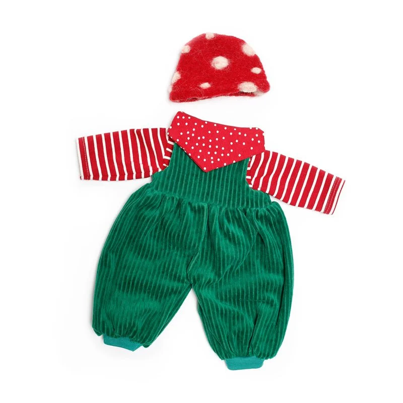 Nanchen 612507 Anziehpuppe Bekleidungsset Pilzchen
