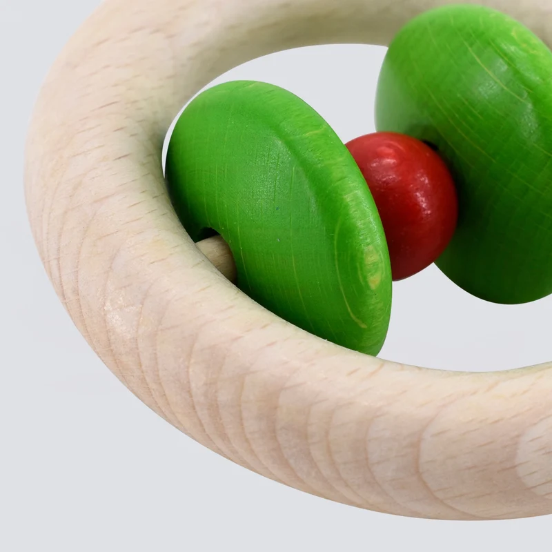 Klapper-Ring "Roti" (rot/grün)