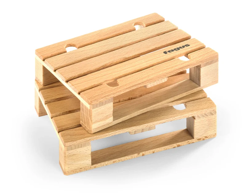 Fagus 20.87 Zubehör Set Baustelle: 1x Europalette, 1x Big-Bag, 1x Stapelbox
