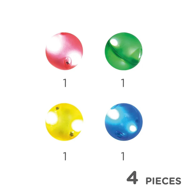 Clever Clixx Leuchtende Kugeln, 4er Set