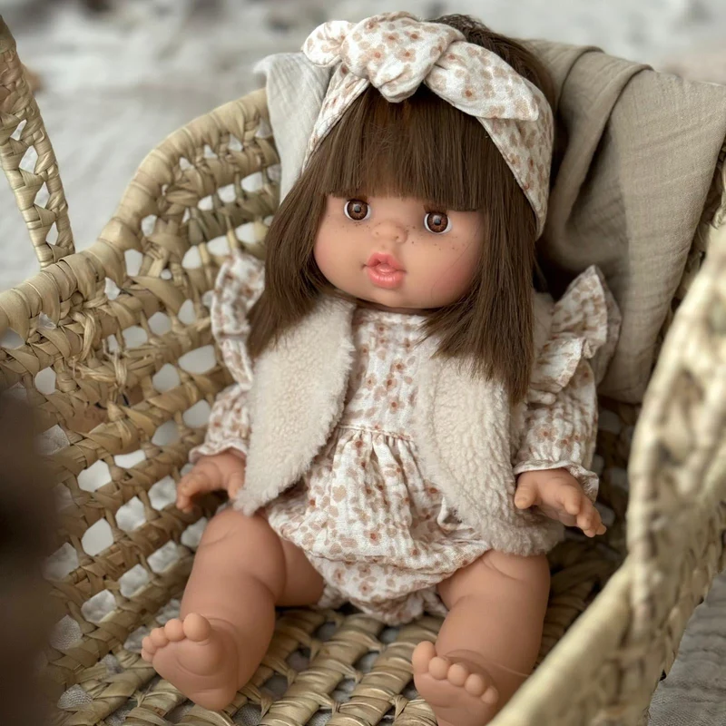 Puppenromper Musselin little flower