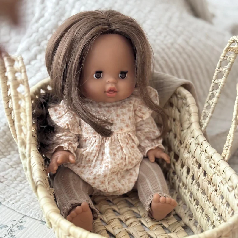 Puppenromper Musselin little flower