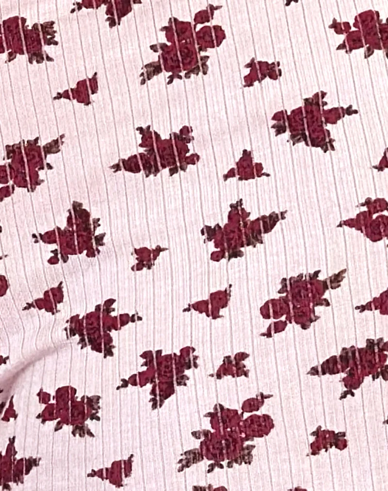 Ritulia Pyjama-Shorts in Floral Fantasy Pink
