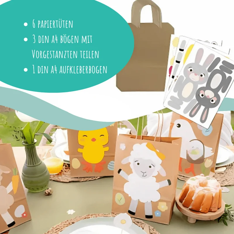 DIY Set Geschenktüten Ostern