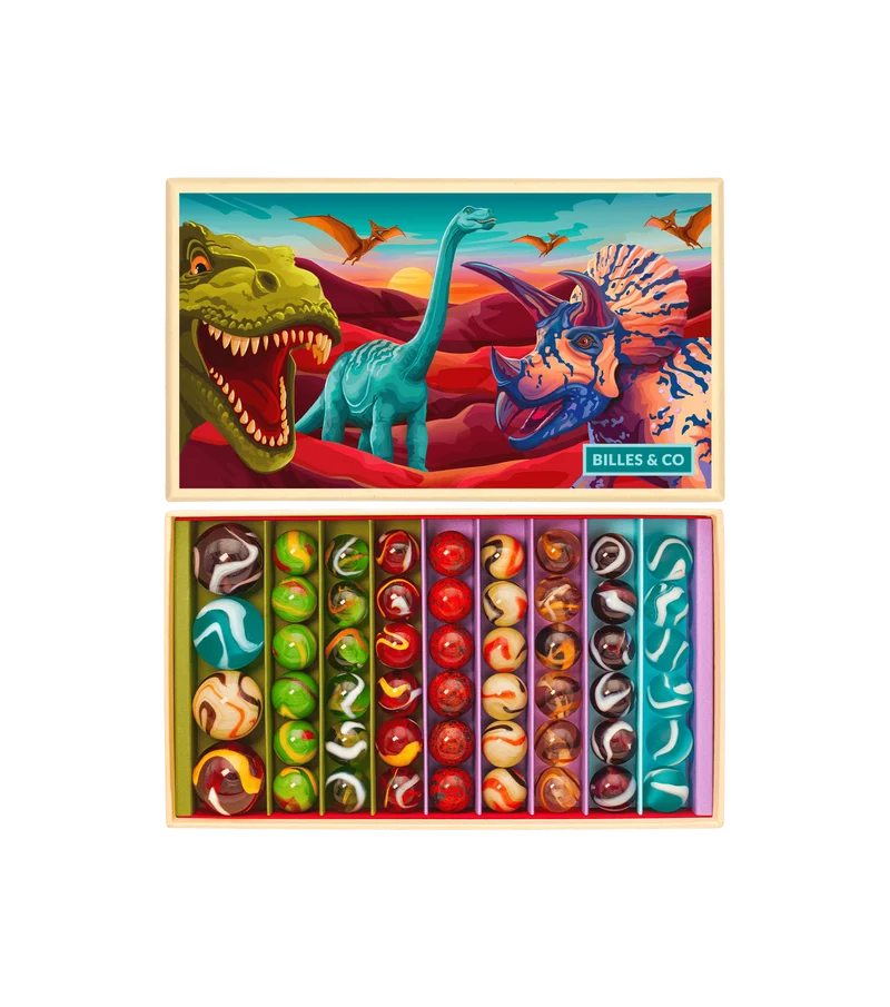 Murmeln Box Dinosaurier