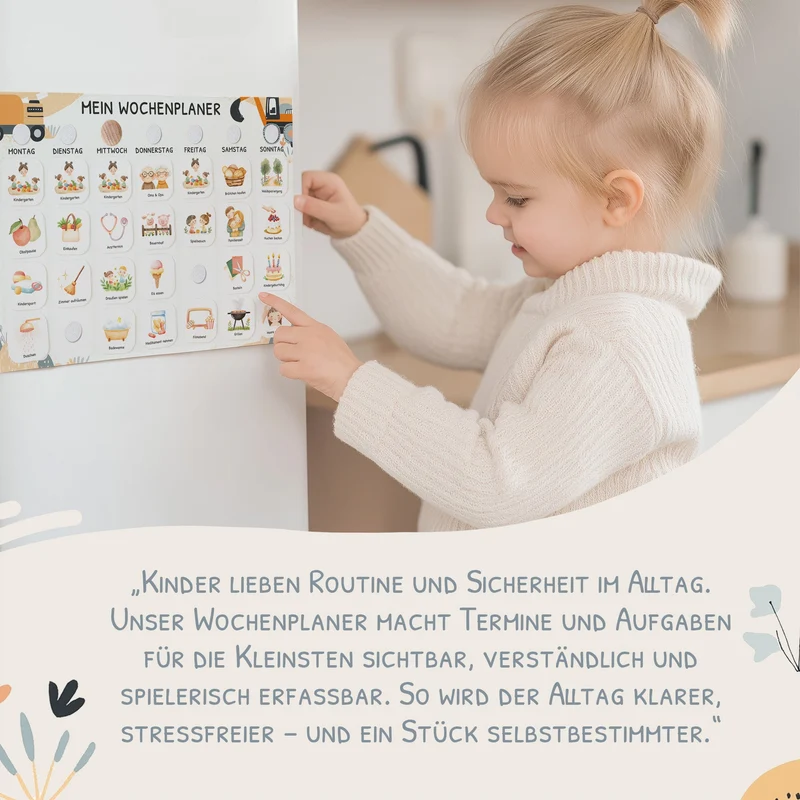 Bundle: Wochenplaner + Morgenroutine + Abendroutine - Bagger