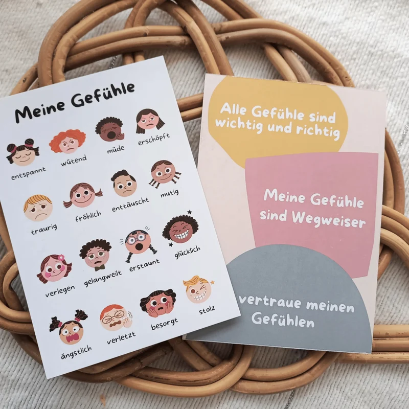 Modern Kids Art - Meine Gefühlskarten Set für Kinder