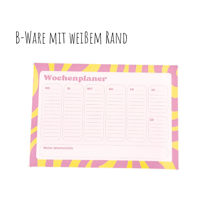 B-Ware: Wochenplaner "Daily dose of dopamine" A4