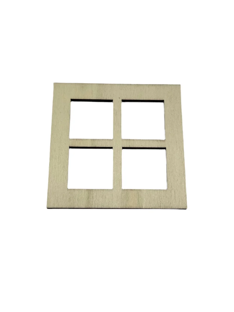 Holzfenster 3er Set