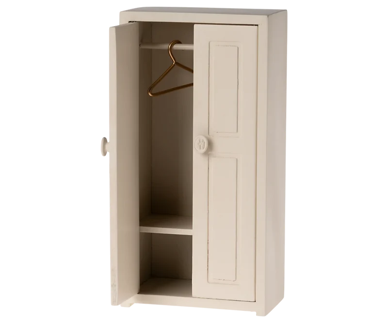 Maileg Maus Kleiderschrank incl. 3 Bügel