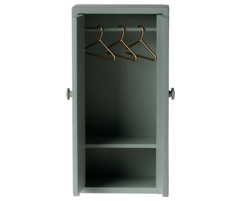 Maileg Maus Kleiderschrank incl. 3 Bügel