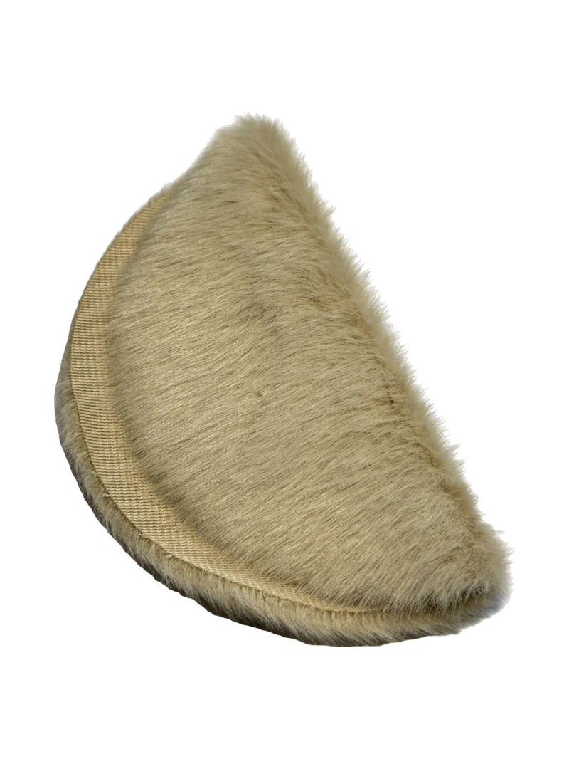Flauschteppich rund Miniatur