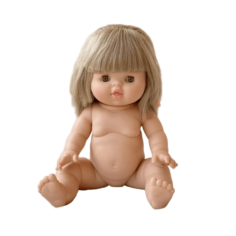 Puppe "Zoe" 34cm mit blonden Haaren und braunen Augen