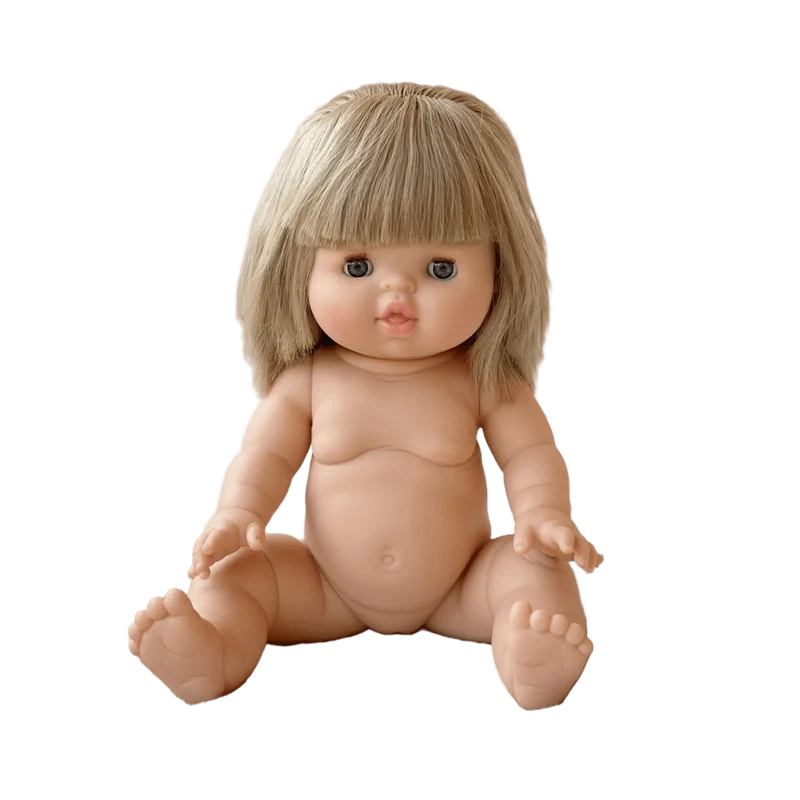 Puppe "Yze" 34cm mit blonden Haaren und blauen Augen