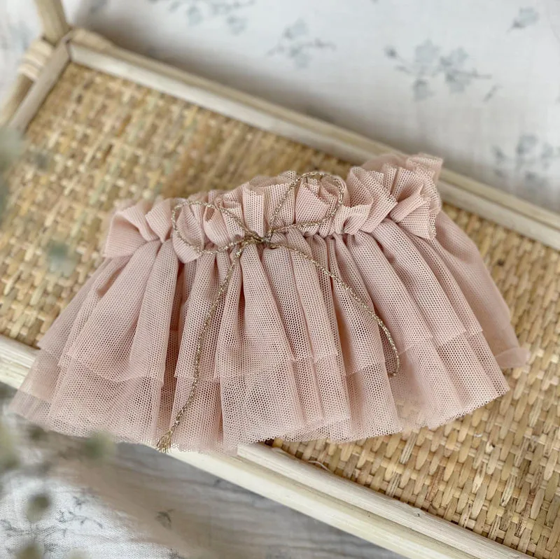 Puppenröcke / Tutu / Rock dark rose