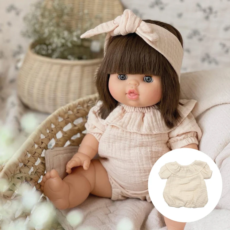 Puppenromper Musselin blush