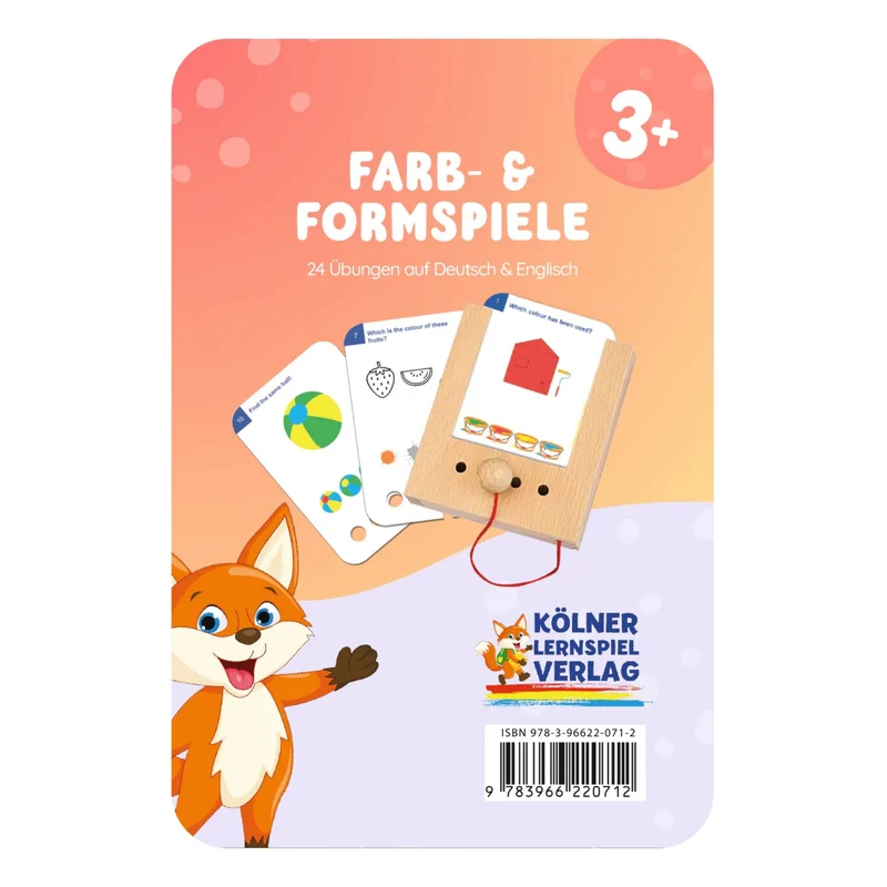 Farb- und Formspiele - Übungen für den Lochkasten - 3+