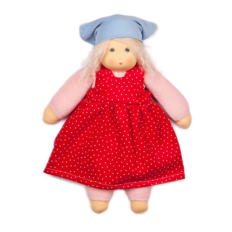 Nanchen 368403 Anziehpuppe Sommerkind Lotti rot