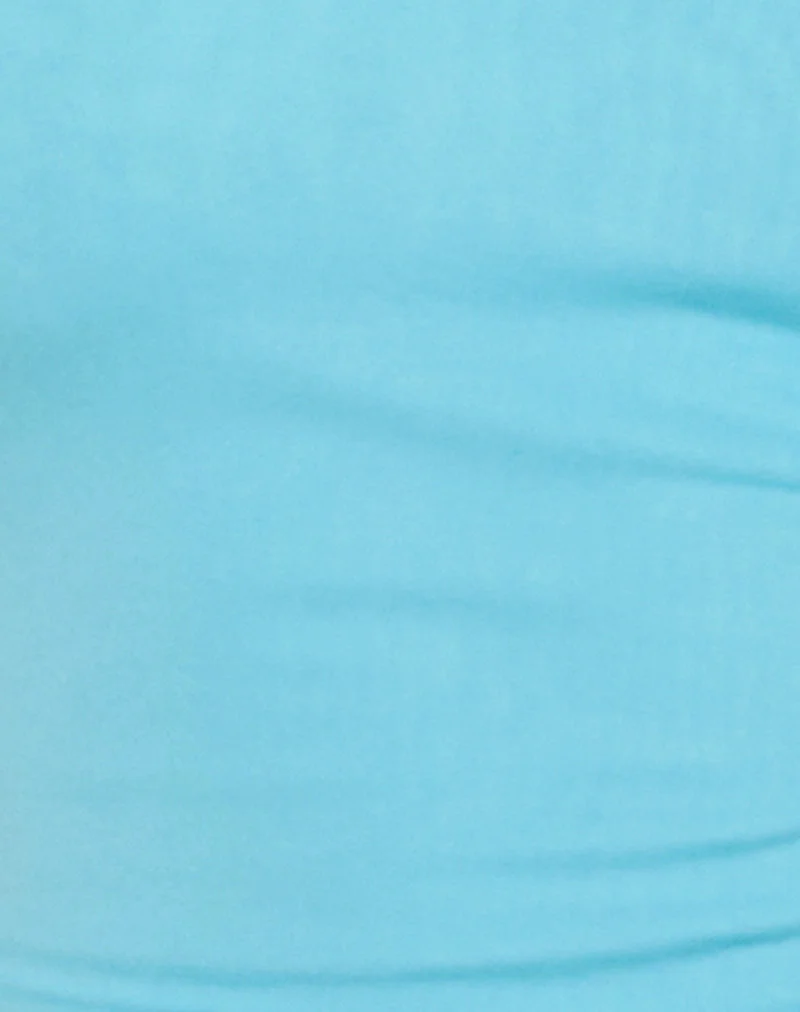 Nalu Short aus Cupro Aqua