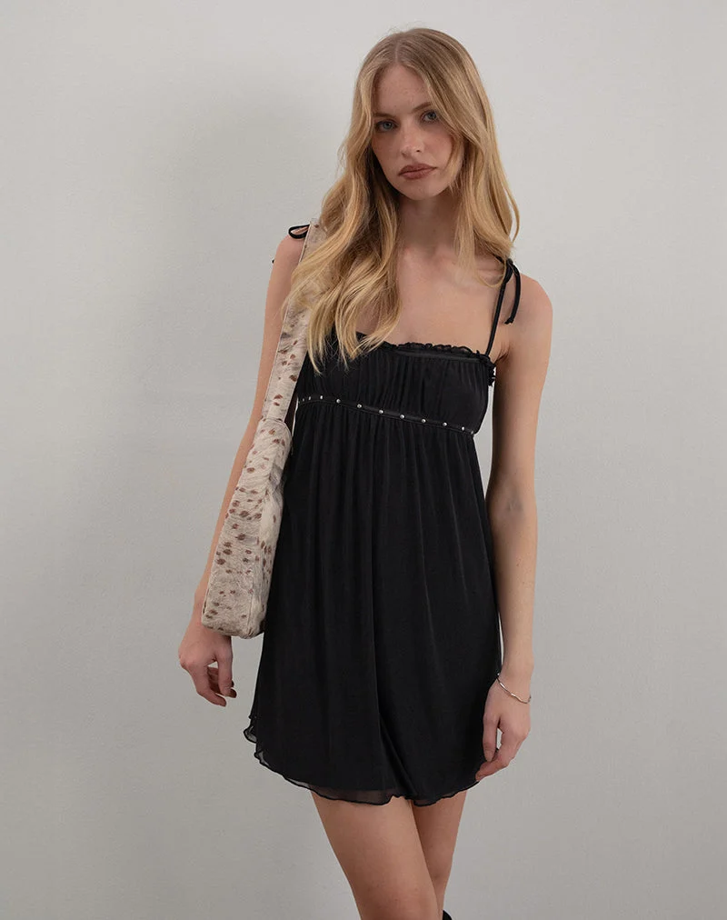 Damiera Minikleid in Schwarz