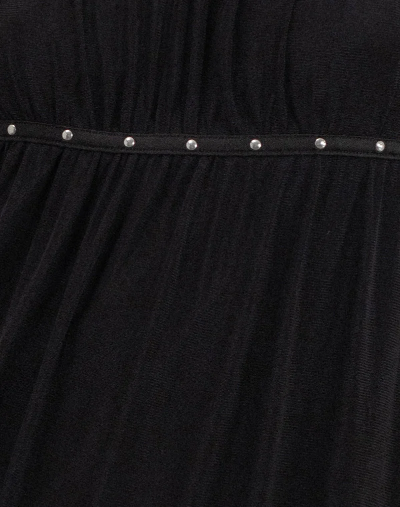 Damiera Minikleid in Schwarz