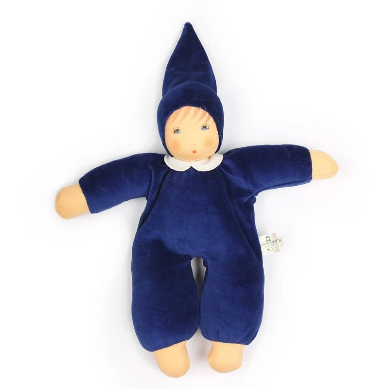 Nanchen 159005 Kuschelpuppe Nani blau