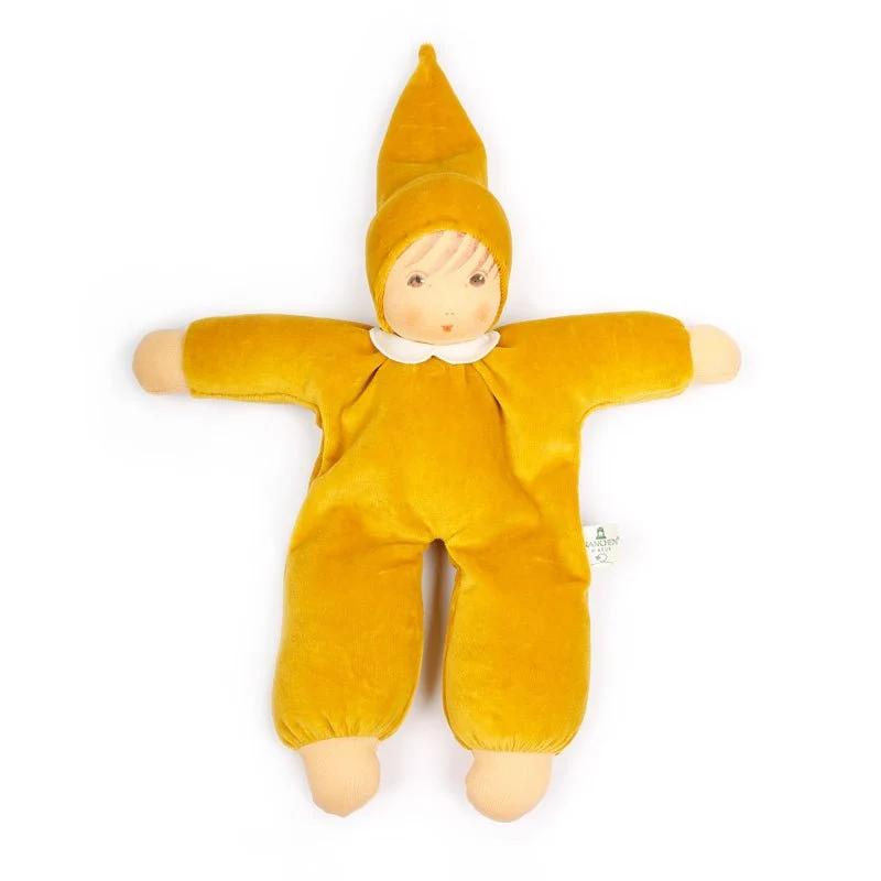 Nanchen 159009 Kuschelpuppe Nani goldgelb