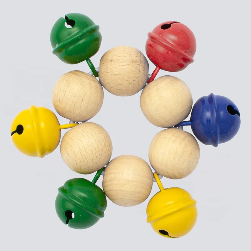 Glockenarmband Natur/Bunt 6 Hoch