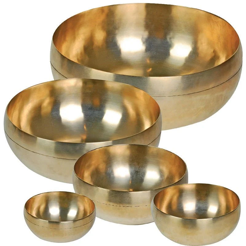 Peter Hess phKS9M-7-9-15-20-25 Sangha Meditationsklangschalen Gold SET 5tlg.