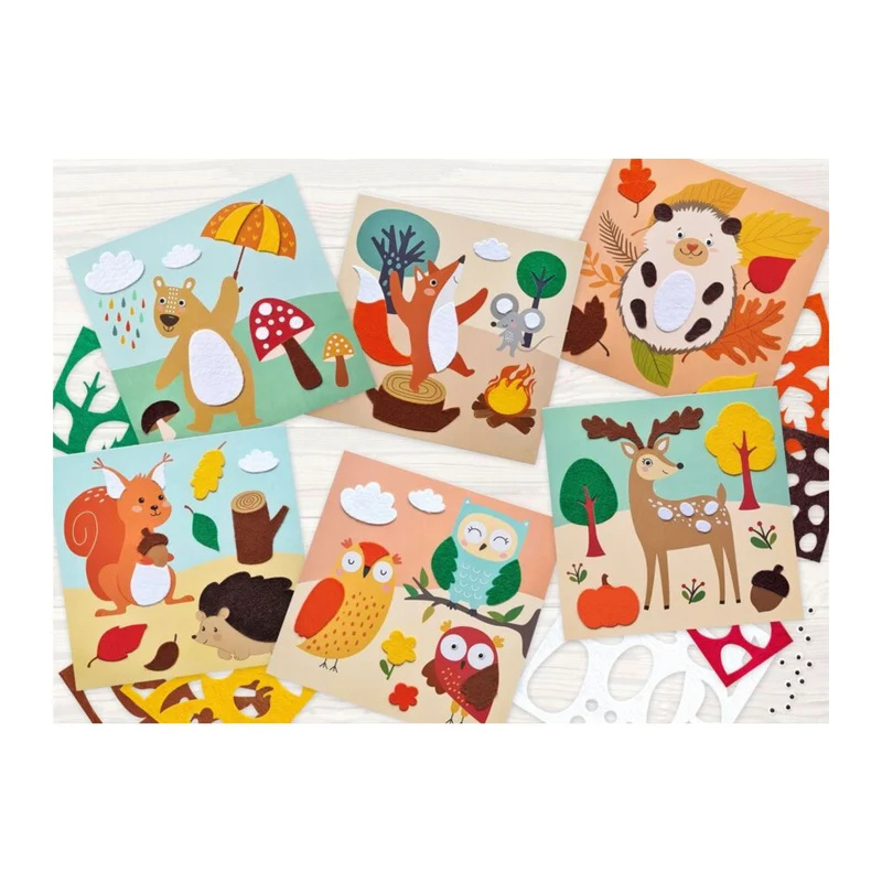 Bastelset Filzbilder "Forest friends"