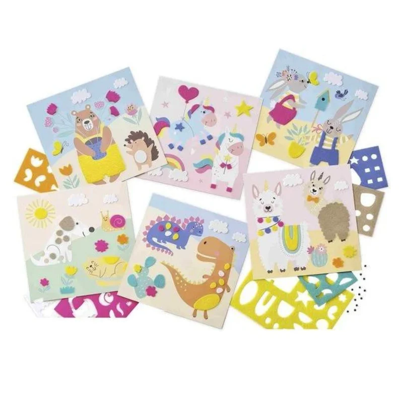 Bastelset Filzbilder "Happy friends"