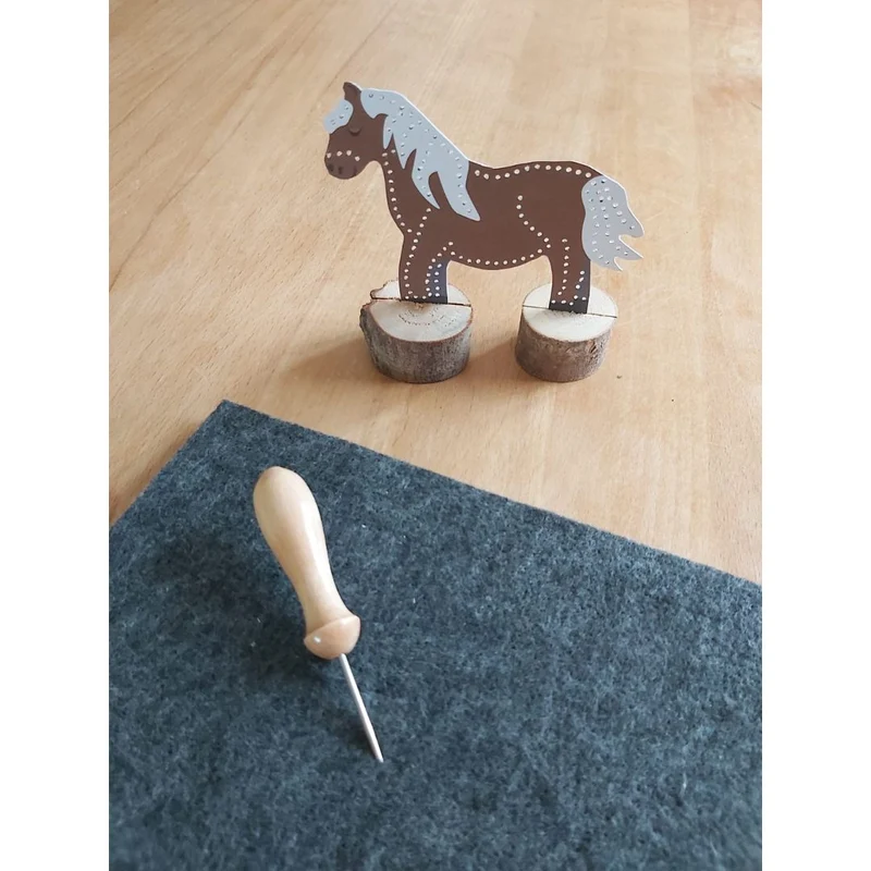 Prickeln für Kinder - Prickelset Pferde & Ponys