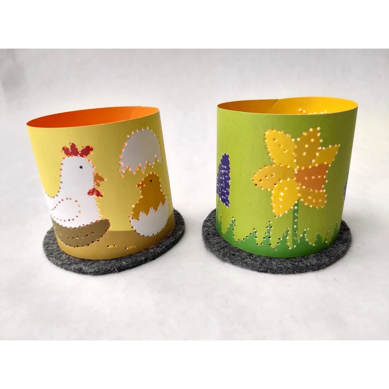 Prickeln für Kinder - Prickelset Wiese & Küken