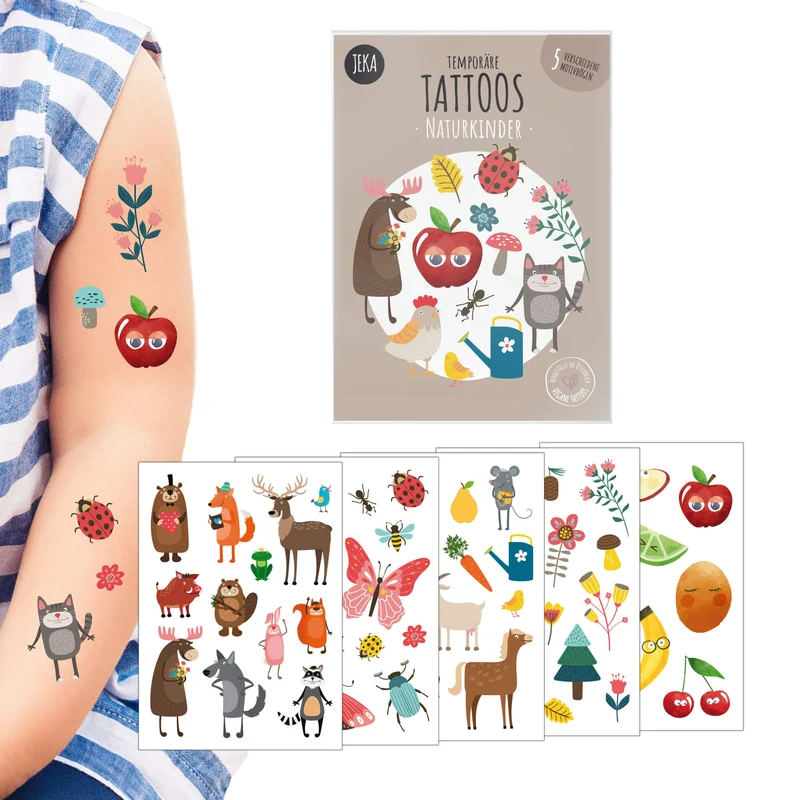 Kindertattoo-Set Naturkinder
