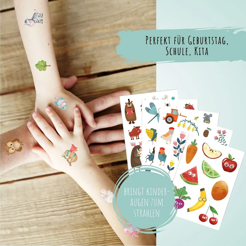 Kindertattoo-Set Naturkinder