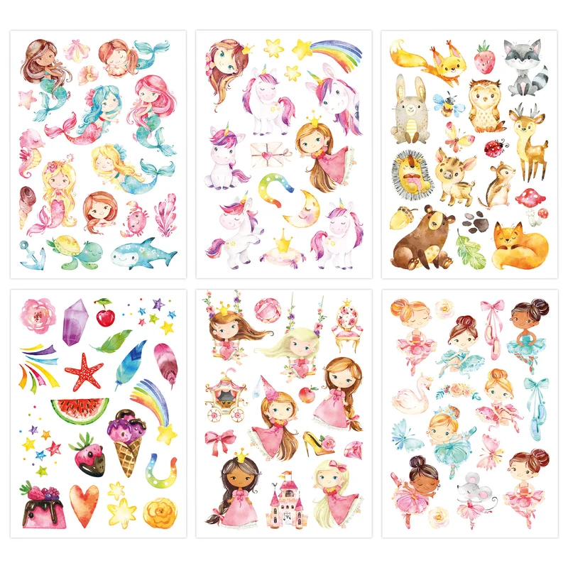 Papierdrachen Kindertattoo - Fantasie