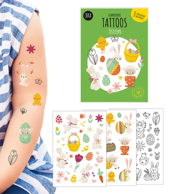Ostern Kindertattoos