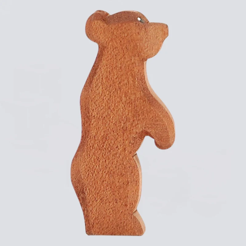 Ostheimer Holzfigur Bär klein stehend