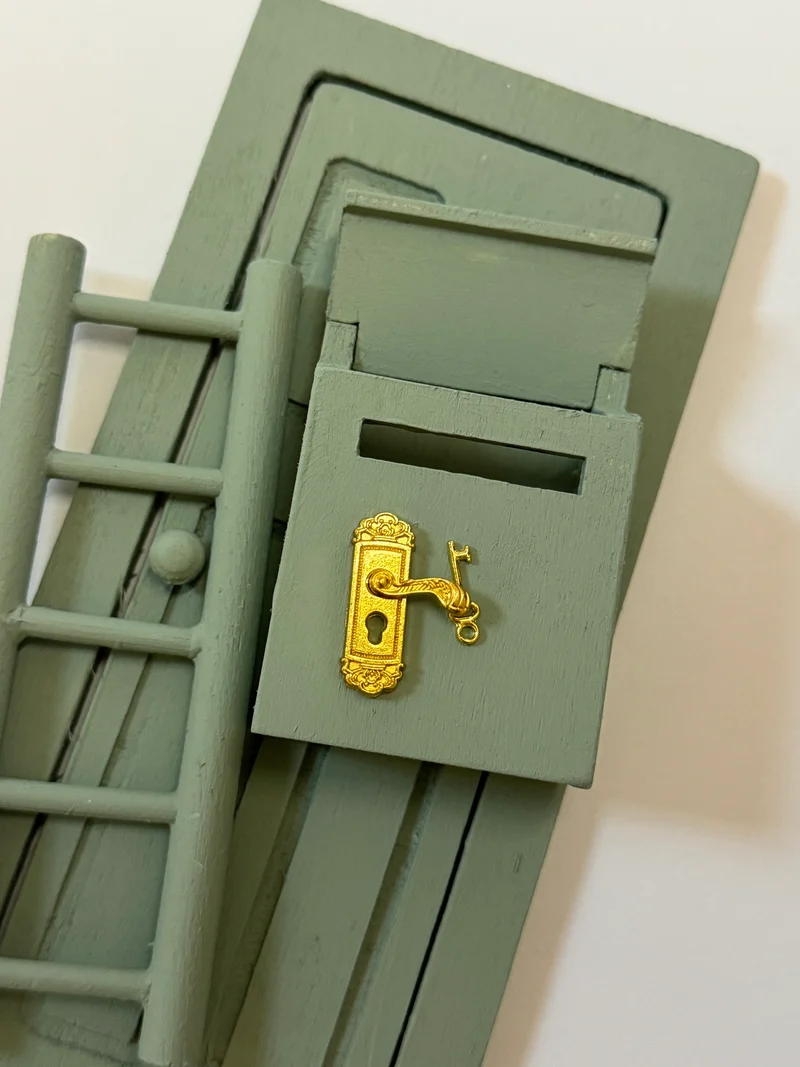 Türschild mit Schlüssel Miniatur
