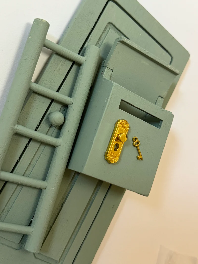 Türschild mit Schlüssel Miniatur