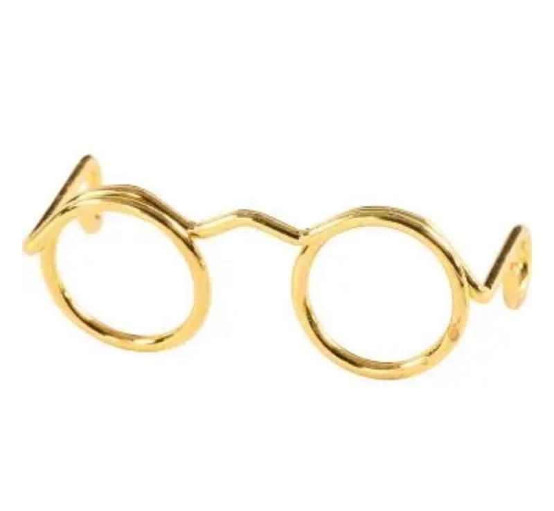 Brille Metall Miniatur