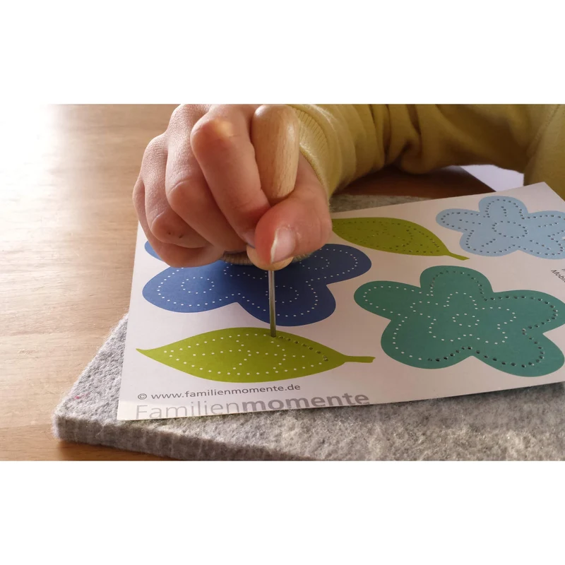 Prickeln für Kinder - Prickelset Frühling