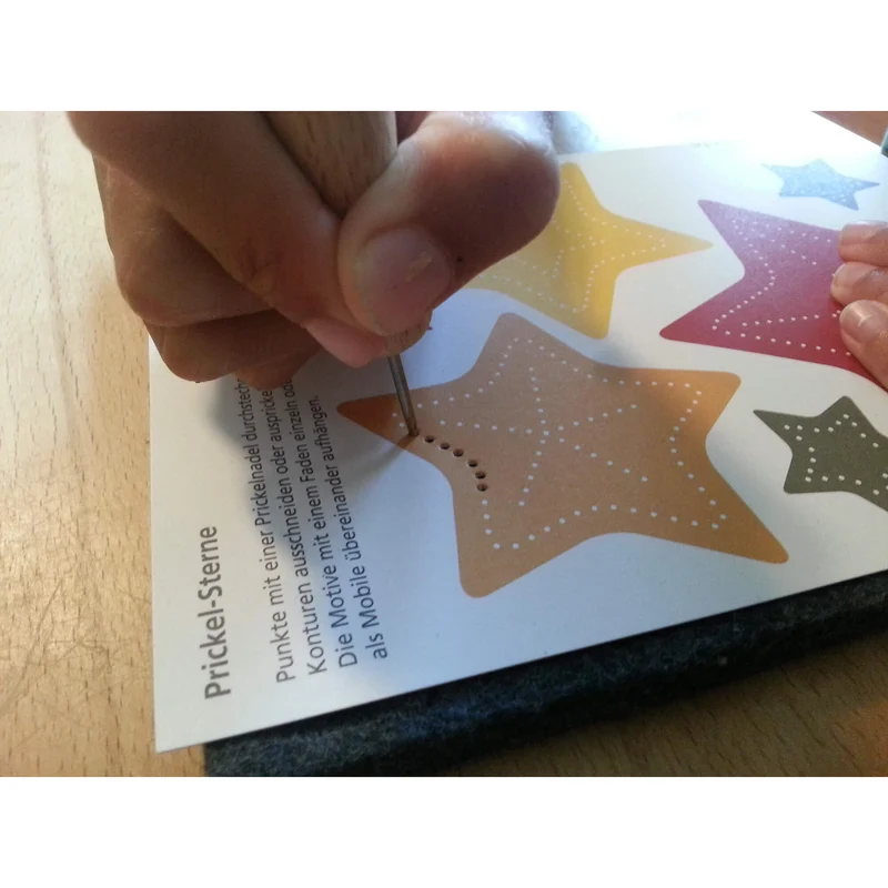 Prickeln für Kinder - Prickelset Weihnachtsengel