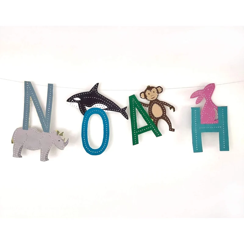 Prickelset für Kinder - Buchstaben zum Prickeln