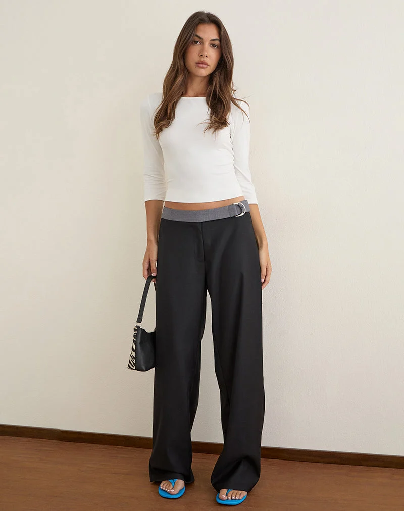 Anansi-Hose in Tailoring Black