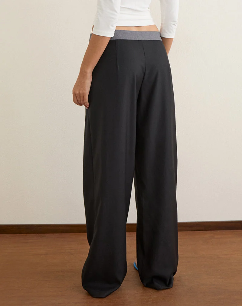 Anansi-Hose in Tailoring Black