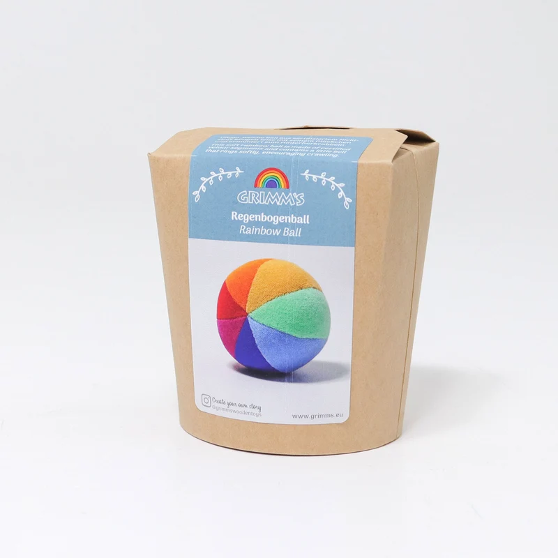 Grimms 22955 Regenbogenball mit Glöckchen