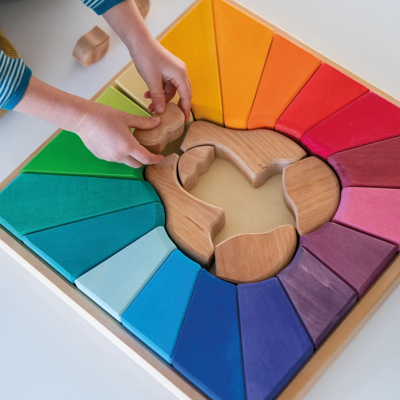 Grimms 10208 Bauspiel Regenbogenlöwe